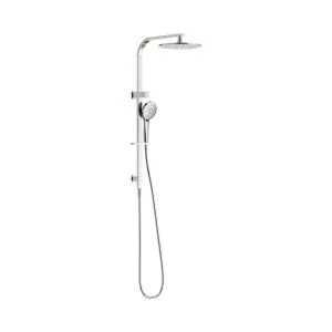 Bianca Twin Shower Brushed Nickel by NERO, a Shower Heads & Mixers for sale on Style Sourcebook