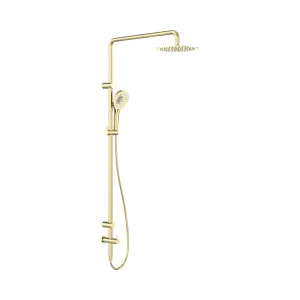 Mecca Care 25mm Grab Rail Twin Shower Set - 600mm Arm Brushed Gold by NERO, a Shower Heads & Mixers for sale on Style Sourcebook