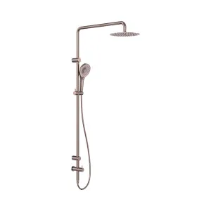 Mecca Care 25mm Grab Rail Twin Shower Set - 600mm Arm Brushed Bronze by NERO, a Shower Heads & Mixers for sale on Style Sourcebook