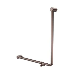 Mecca Care 32mm 90 Degree NZ4121 Accessible Toilet Grab Rail 750X750mm Brushed Bronze by NERO, a Accessible for sale on Style Sourcebook