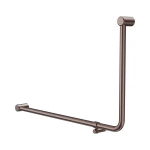 Mecca Care 32mm DDA Accessible Toilet 90 Degree Bent Tube Grab Rail 600X1000mm Brushed Bronze by NERO, a Accessible for sale on Style Sourcebook