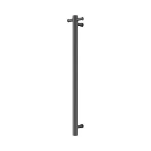 Mecca 240V Single Vertical Heated Towel Rail Graphite by NERO, a Towel Rails for sale on Style Sourcebook