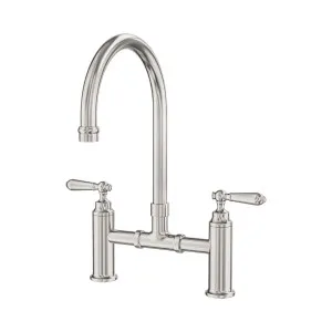 York Bridge Kitchen Set Brushed Nickel by NERO, a Kitchen Taps & Mixers for sale on Style Sourcebook