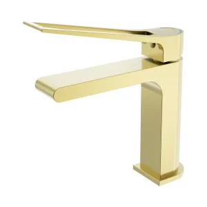 Bianca Care Basin Mixer Brushed Gold by NERO, a Bathroom Taps & Mixers for sale on Style Sourcebook