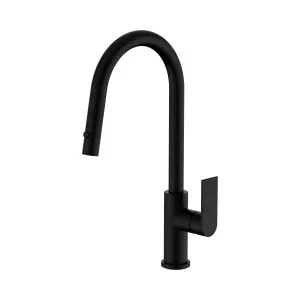 Bianca Pull Out Sink Mixer With Vegie Spray Function Matte Black by NERO, a Kitchen Taps & Mixers for sale on Style Sourcebook