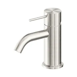 Mecca Mini Basin Mixer Brushed Nickel by NERO, a Bathroom Taps & Mixers for sale on Style Sourcebook