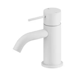 Mecca Mini Basin Mixer Matte White by NERO, a Bathroom Taps & Mixers for sale on Style Sourcebook