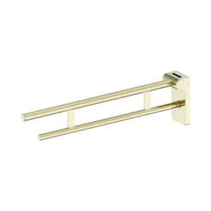 Mecca Care Foldable Toilet Support Arm Brushed Gold by NERO, a Accessible for sale on Style Sourcebook