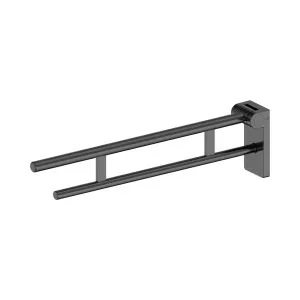 Mecca Care Foldable Toilet Support Arm Gun Metal by NERO, a Accessible for sale on Style Sourcebook