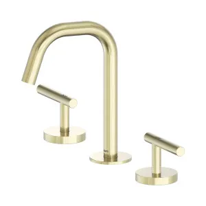 Mecca Lever Basin Set Edge Spout Brushed Gold by NERO, a Bathroom Taps & Mixers for sale on Style Sourcebook