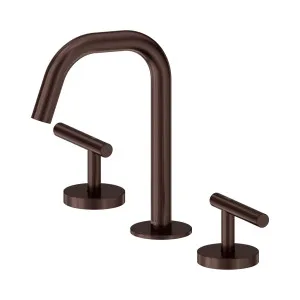 Mecca Lever Basin Set Edge Spout Rome Bronze by NERO, a Bathroom Taps & Mixers for sale on Style Sourcebook