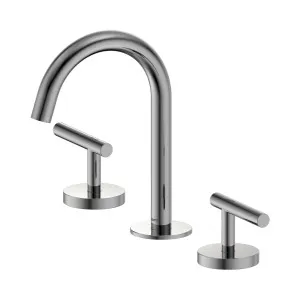 Mecca Lever Basin Set Arc Spout Chrome by NERO, a Bathroom Taps & Mixers for sale on Style Sourcebook