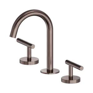 Mecca Lever Basin Set Arc Spout Brushed Bronze by NERO, a Bathroom Taps & Mixers for sale on Style Sourcebook