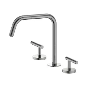 Mecca Lever Bath/Kitchen Set Edge Spout II Chrome by NERO, a Kitchen Taps & Mixers for sale on Style Sourcebook