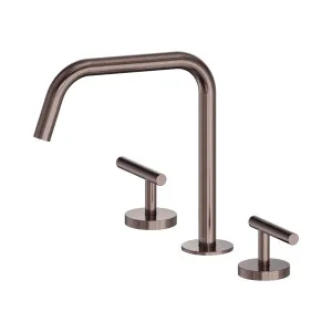 Mecca Lever Bath/Kitchen Set Edge Spout II Brushed Bronze by NERO, a Kitchen Taps & Mixers for sale on Style Sourcebook