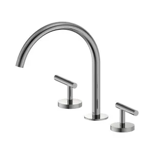 Mecca Lever Bath/Kitchen Set Arc Spout Chrome by NERO, a Kitchen Taps & Mixers for sale on Style Sourcebook
