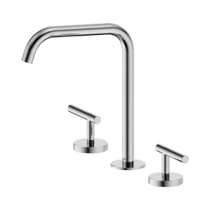 Mecca Lever Bath/Kitchen Set Edge Spout Chrome by NERO, a Kitchen Taps & Mixers for sale on Style Sourcebook