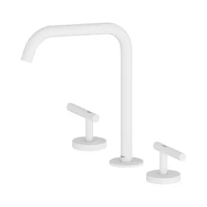 Mecca Lever Bath/Kitchen Set Edge Spout Matte White by NERO, a Kitchen Taps & Mixers for sale on Style Sourcebook