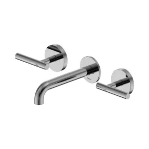 Mecca Lever Wall Basin/Bath Set 160mm Spout Chrome by NERO, a Bathroom Taps & Mixers for sale on Style Sourcebook