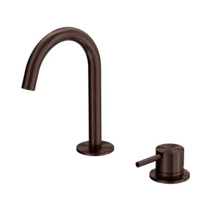 Mecca Hob Basin Mixer Set Arc Spout Rome Bronze by NERO, a Bathroom Taps & Mixers for sale on Style Sourcebook