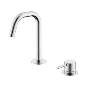 Mecca Hob Basin Mixer Set Edge Spout Chrome by NERO, a Bathroom Taps & Mixers for sale on Style Sourcebook