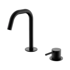 Mecca Hob Basin Mixer Set Edge Spout Matte Black by NERO, a Bathroom Taps & Mixers for sale on Style Sourcebook