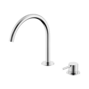 Mecca Hob Bath/Kitchen Mixer Set Arc Spout Chrome by NERO, a Kitchen Taps & Mixers for sale on Style Sourcebook