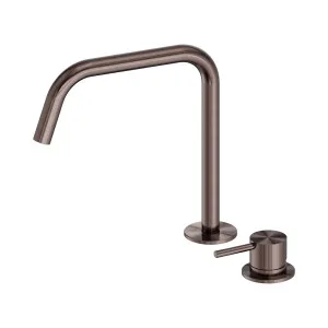 Mecca Hob Bath/Kitchen Mixer Set Edge Spout II Brushed Bronze by NERO, a Kitchen Taps & Mixers for sale on Style Sourcebook