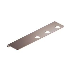 Mecca Triple Soap Bottle Holder With Shelf Brushed Bronze by NERO, a Soap Dishes & Dispensers for sale on Style Sourcebook