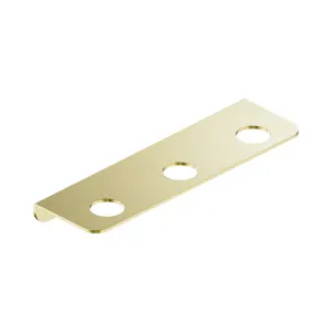 Mecca Triple Soap Bottle Holder Brushed Gold by NERO, a Soap Dishes & Dispensers for sale on Style Sourcebook