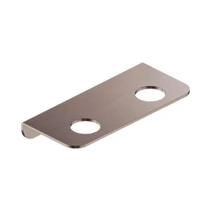 Mecca Double Soap Bottle Holder Brushed Bronze by NERO, a Soap Dishes & Dispensers for sale on Style Sourcebook