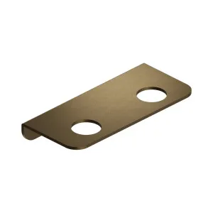 Mecca Double Soap Bottle Holder Tumbled Antique Brass by NERO, a Soap Dishes & Dispensers for sale on Style Sourcebook