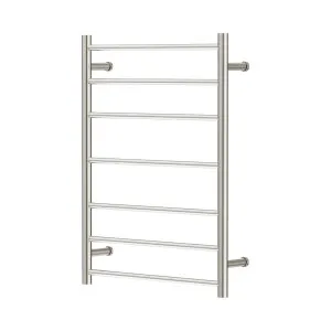 Mecca 12V 7 Bar Heated Towel Ladder Brushed Nickel by NERO, a Towel Rails for sale on Style Sourcebook