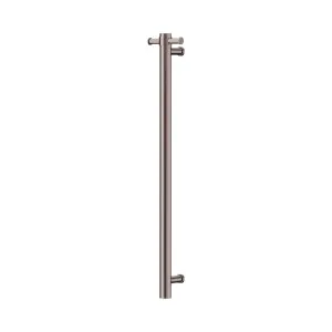 Mecca 12V Single Vertical Heated Towel Rail Brushed Bronze by NERO, a Towel Rails for sale on Style Sourcebook