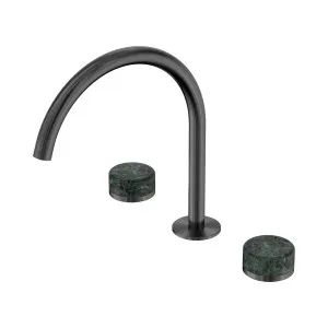 Serenity Bath/Kitchen Set Arc Spout With Verde Alpi Handle Gun Metal by NERO, a Kitchen Taps & Mixers for sale on Style Sourcebook