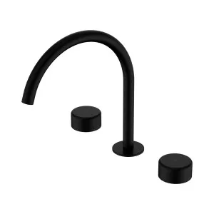 Serenity Bath/Kitchen Set Arc Spout With Metal Handle Matte Black by NERO, a Kitchen Taps & Mixers for sale on Style Sourcebook