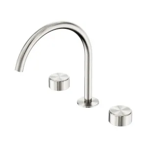 Serenity Bath/Kitchen Set Arc Spout With Metal Handle Brushed Nickel by NERO, a Kitchen Taps & Mixers for sale on Style Sourcebook