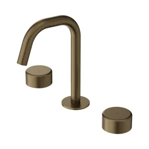 Serenity Basin Set Edge Spout With Metal Handle Tumbled Antique Brass by NERO, a Bathroom Taps & Mixers for sale on Style Sourcebook