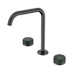 Serenity Bath/Kitchen Set Edge Spout With Verde Alpi Handle Gun Metal by NERO, a Kitchen Taps & Mixers for sale on Style Sourcebook