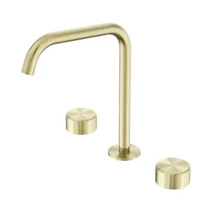 Serenity Bath/Kitchen Set Edge Spout With Metal Handle Brushed Gold by NERO, a Kitchen Taps & Mixers for sale on Style Sourcebook