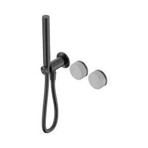 Serenity Progressive Shower System With Carrara Handle And Slim Shower Gun Metal by NERO, a Shower Heads & Mixers for sale on Style Sourcebook