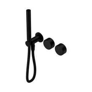 Serenity Progressive Shower System With Metal Handle And Slim Shower Matte Black by NERO, a Shower Heads & Mixers for sale on Style Sourcebook