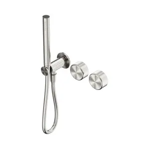 Serenity Progressive Shower System With Metal Handle And Slim Shower Brushed Nickel by NERO, a Shower Heads & Mixers for sale on Style Sourcebook