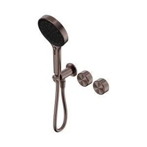 Serenity Progressive Shower System With Metal Handle And Serenity Hand Shower Brushed Bronze by NERO, a Shower Heads & Mixers for sale on Style Sourcebook