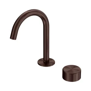 Serenity Progressive Basin Mixer Arc Spout With Arabescato Corchia Handle Chrome by NERO, a Bathroom Taps & Mixers for sale on Style Sourcebook