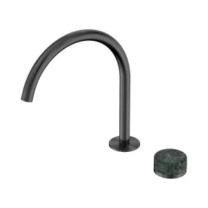 Serenity Progressive Bath/Kitchen Mixer Arc Spout With Verde Alpi Handle Gun Metal by NERO, a Kitchen Taps & Mixers for sale on Style Sourcebook