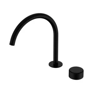 Serenity Progressive Bath/Kitchen Mixer Arc Spout With Metal Handle Matte Black by NERO, a Kitchen Taps & Mixers for sale on Style Sourcebook