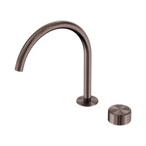 Serenity Progressive Bath/Kitchen Mixer Arc Spout With Metal Handle Brushed Bronze by NERO, a Kitchen Taps & Mixers for sale on Style Sourcebook
