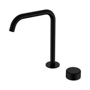 Serenity Progressive Bath/Kitchen Mixer Edge Spout With Metal Handle Matte Black by NERO, a Kitchen Taps & Mixers for sale on Style Sourcebook