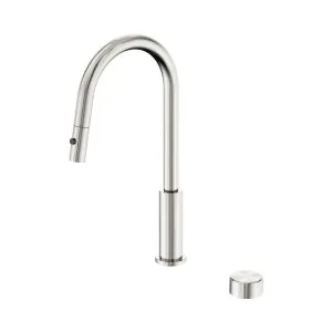 Serenity Progressive Pull Out Kitchen Set With Metal Handle Brushed Nickel by NERO, a Kitchen Taps & Mixers for sale on Style Sourcebook